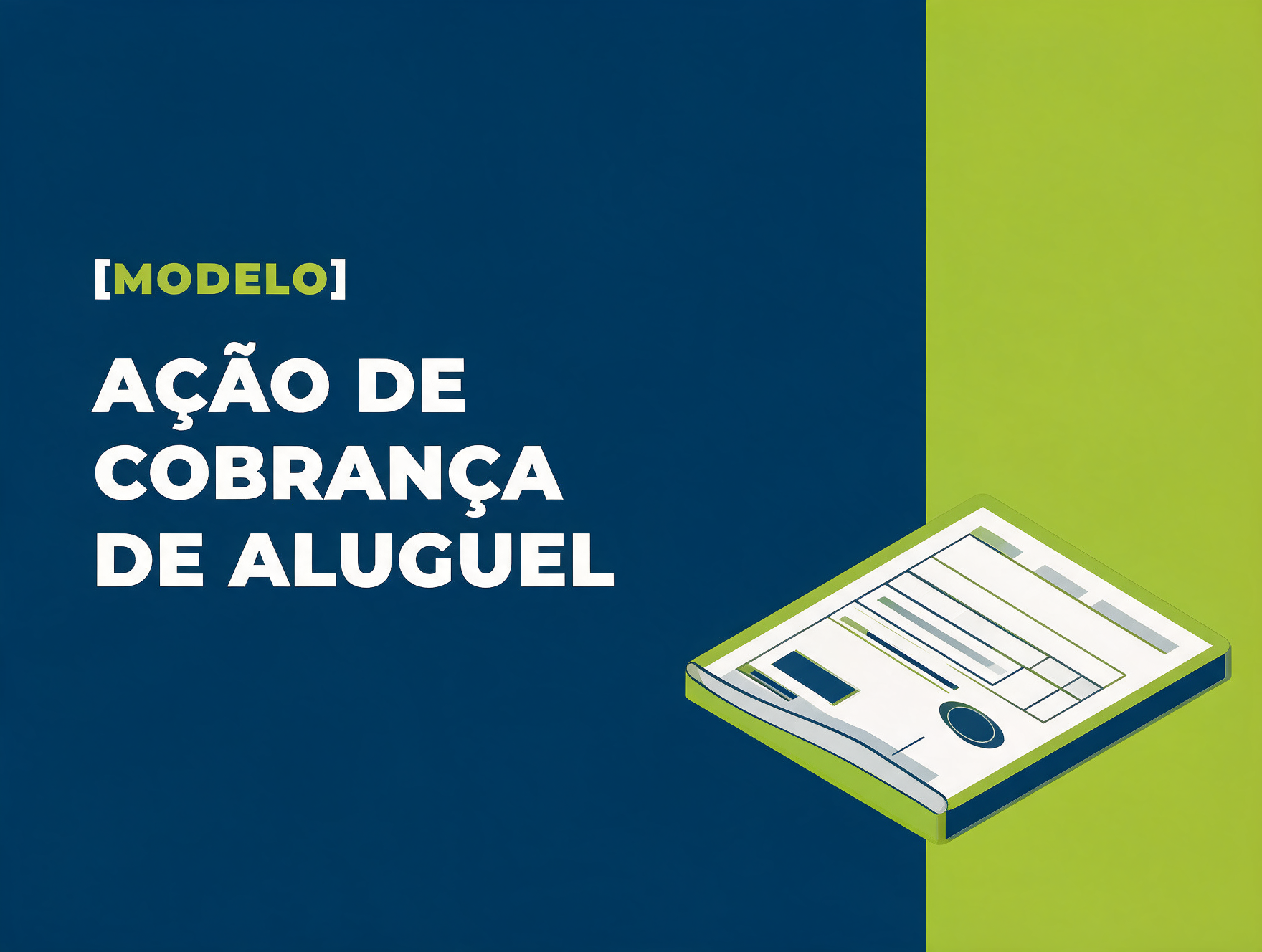 Modelo de Ação de Cobrança de Aluguel