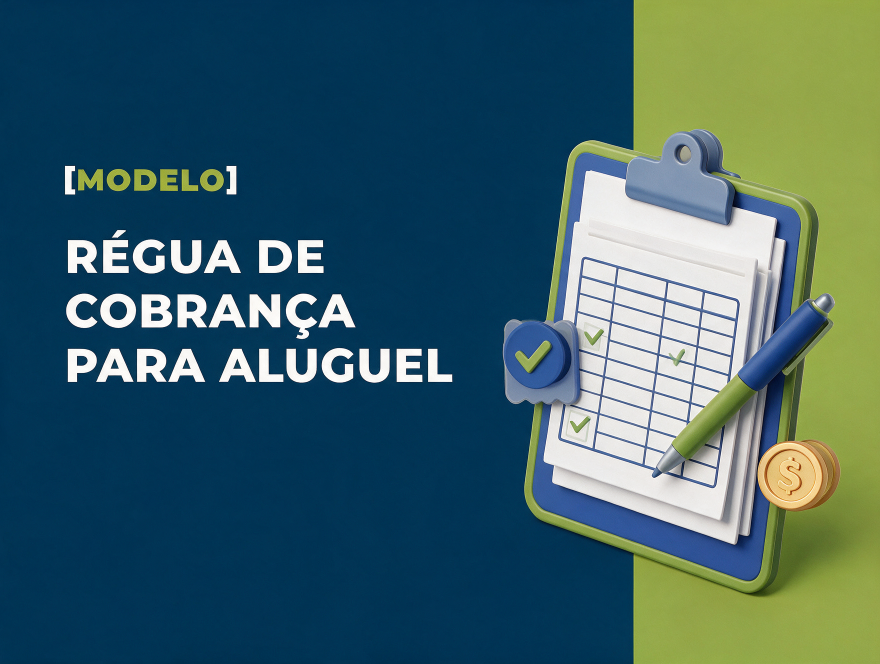Modelo de Régua de Cobrança de Aluguel
