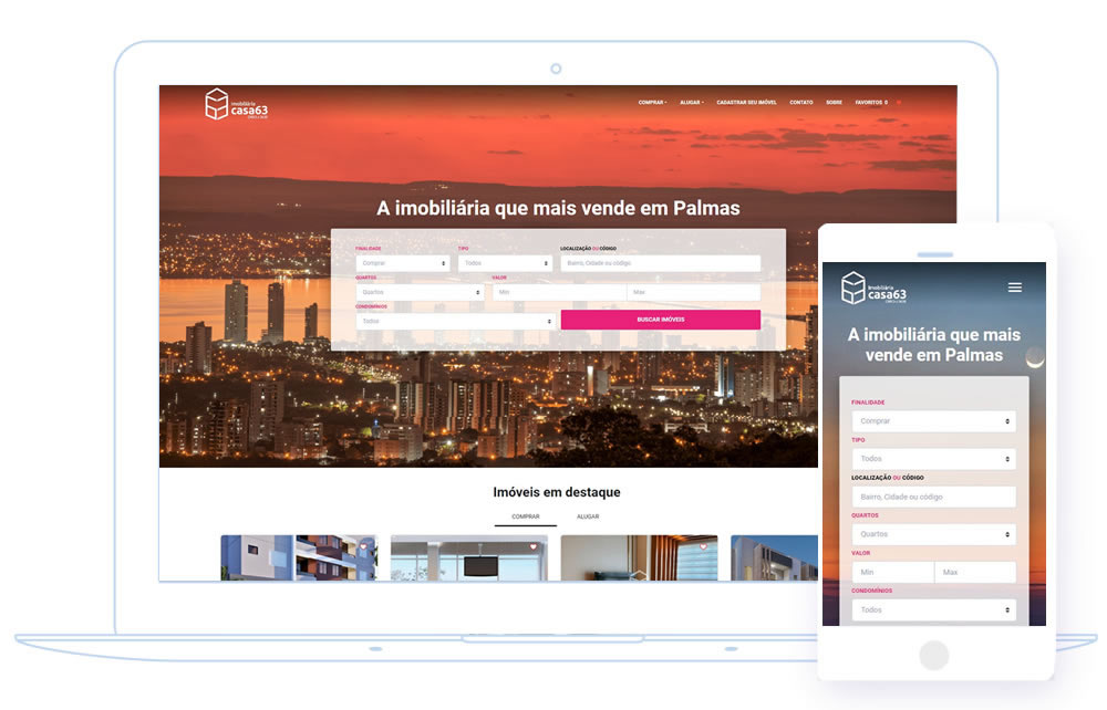 Site para imobiliaria - Modelo Premium - Casa63