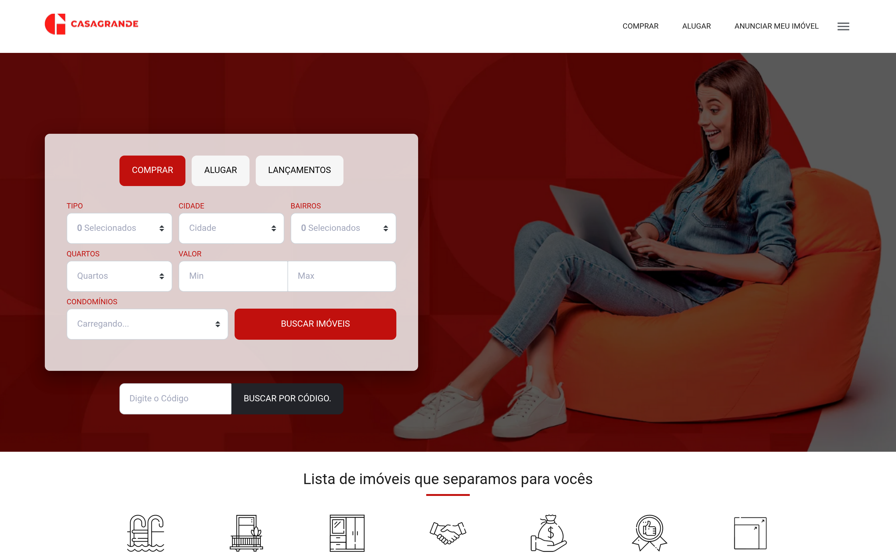 Captação de Imóveis pelo Site